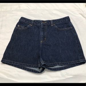 The Limited Dark Blue Denim Shorts Sz 6